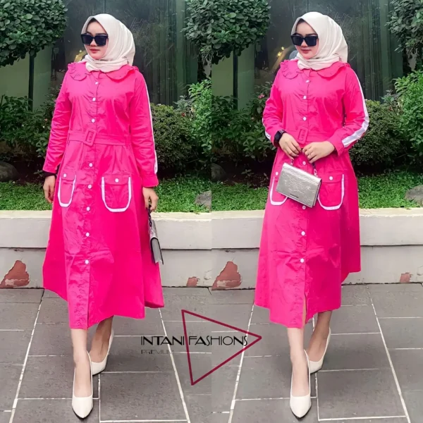 ATASAN MUSLIM BAJU WANITA Putih Tunik Muslim Termurah dan Terbaru ⚪👚🛍️ - Image 4